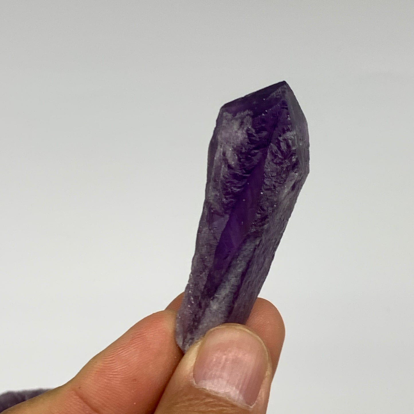 132.9g, 1.9" - 2.5", 7pcs, Amethyst Point Polished Rough lower part @Brazil, B28
