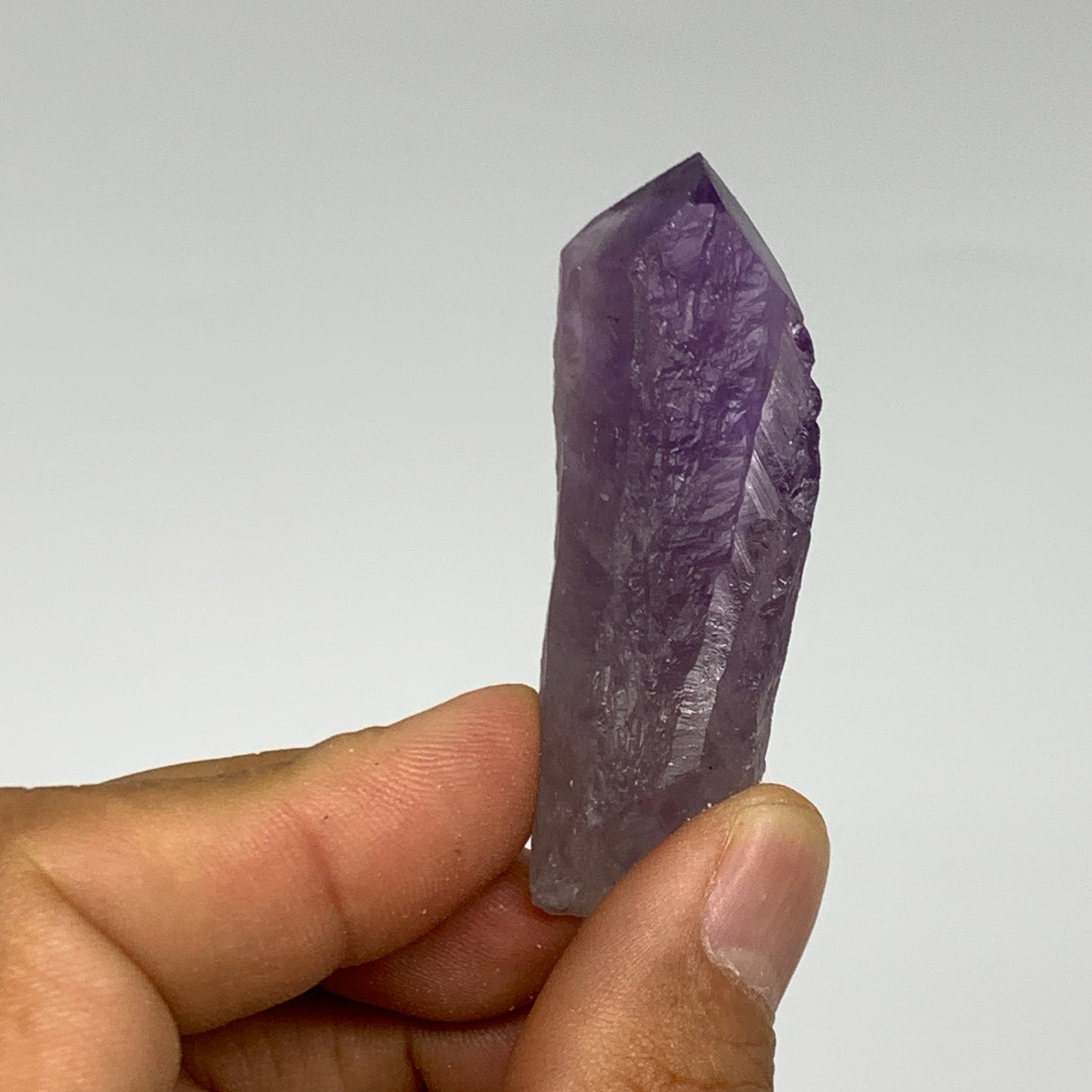 132.9g, 1.9" - 2.5", 7pcs, Amethyst Point Polished Rough lower part @Brazil, B28