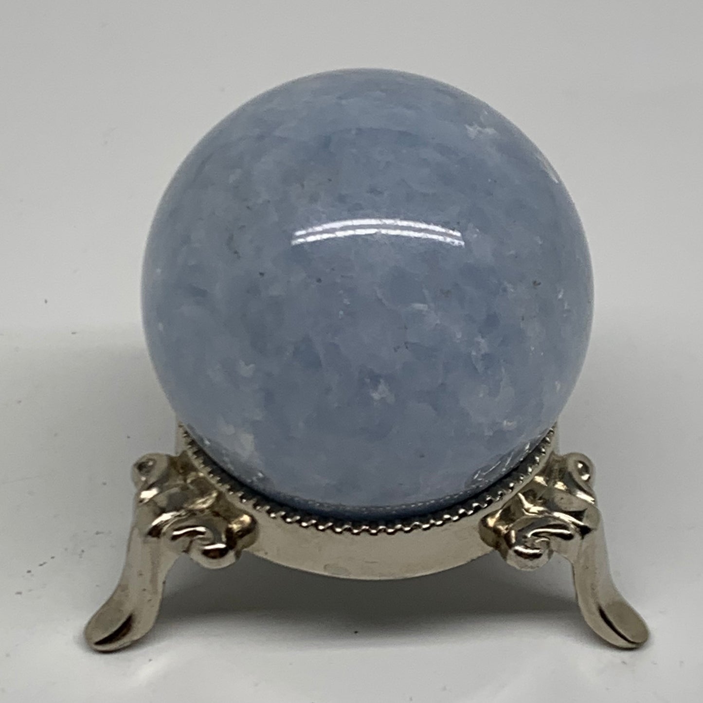 0.40 lbs, 2" (50mm), Blue Calcite Spheres Gemstones, B38376