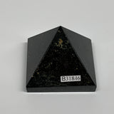 119.4g, 1.5"x1.8"x1.8", Black Tourmaline Pyramid Gemstone,Healing Crystal, B3184