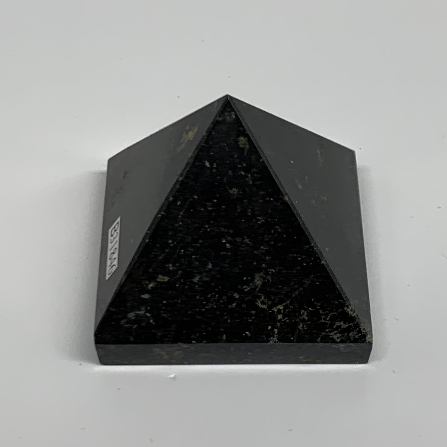 119.4g, 1.5"x1.8"x1.8", Black Tourmaline Pyramid Gemstone,Healing Crystal, B3184