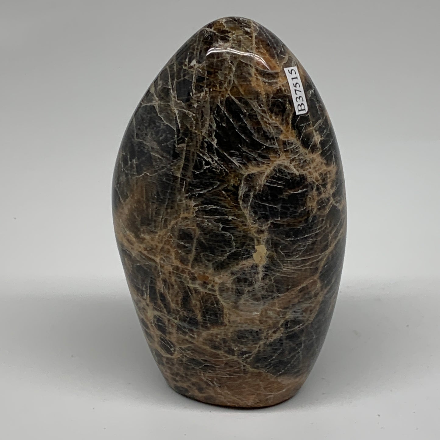 1.4 lbs, 4.9"x2.9"x2", Black Moonstone Freeform Polished Crystal, B37515