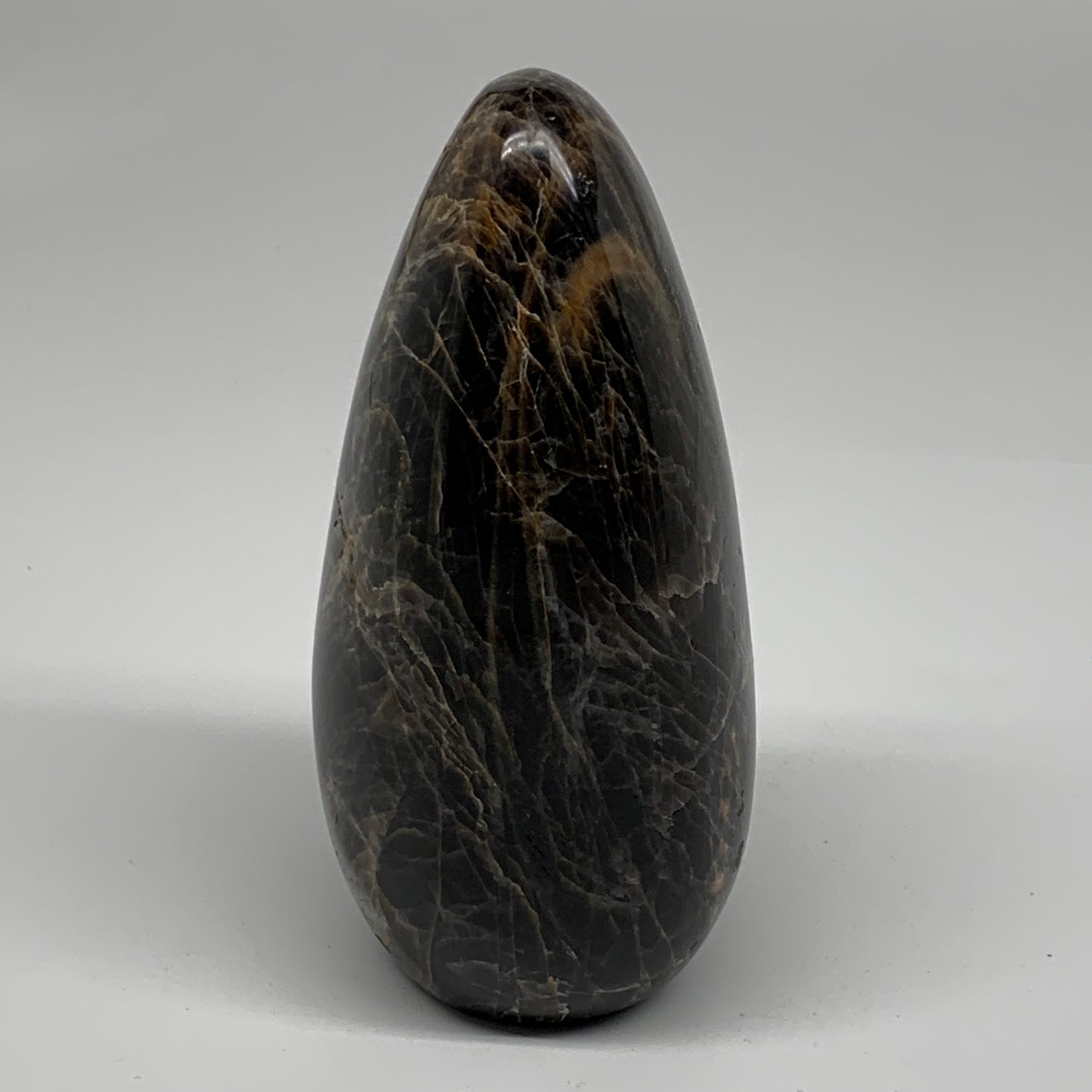 2.2 lbs, 5.8"x2.9"x2.6", Black Moonstone Freeform Polished Crystal, B37516