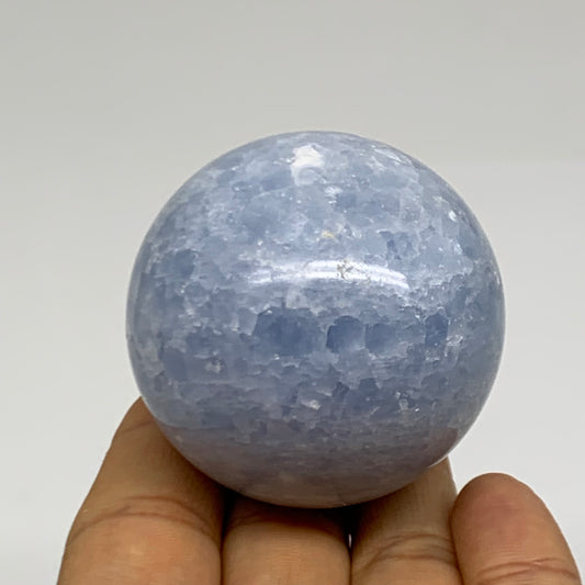 0.39 lbs, 1.9" (49mm), Blue Calcite Spheres Gemstones, B38379
