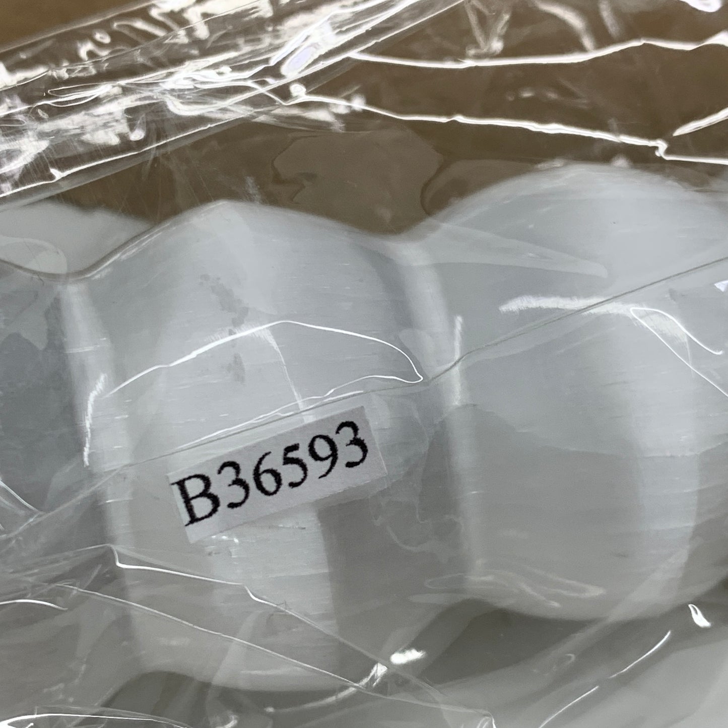 0.74 1lbs.,7.5"x1.5", Large White Selenite Spiral Wand Crystal Point, B36593