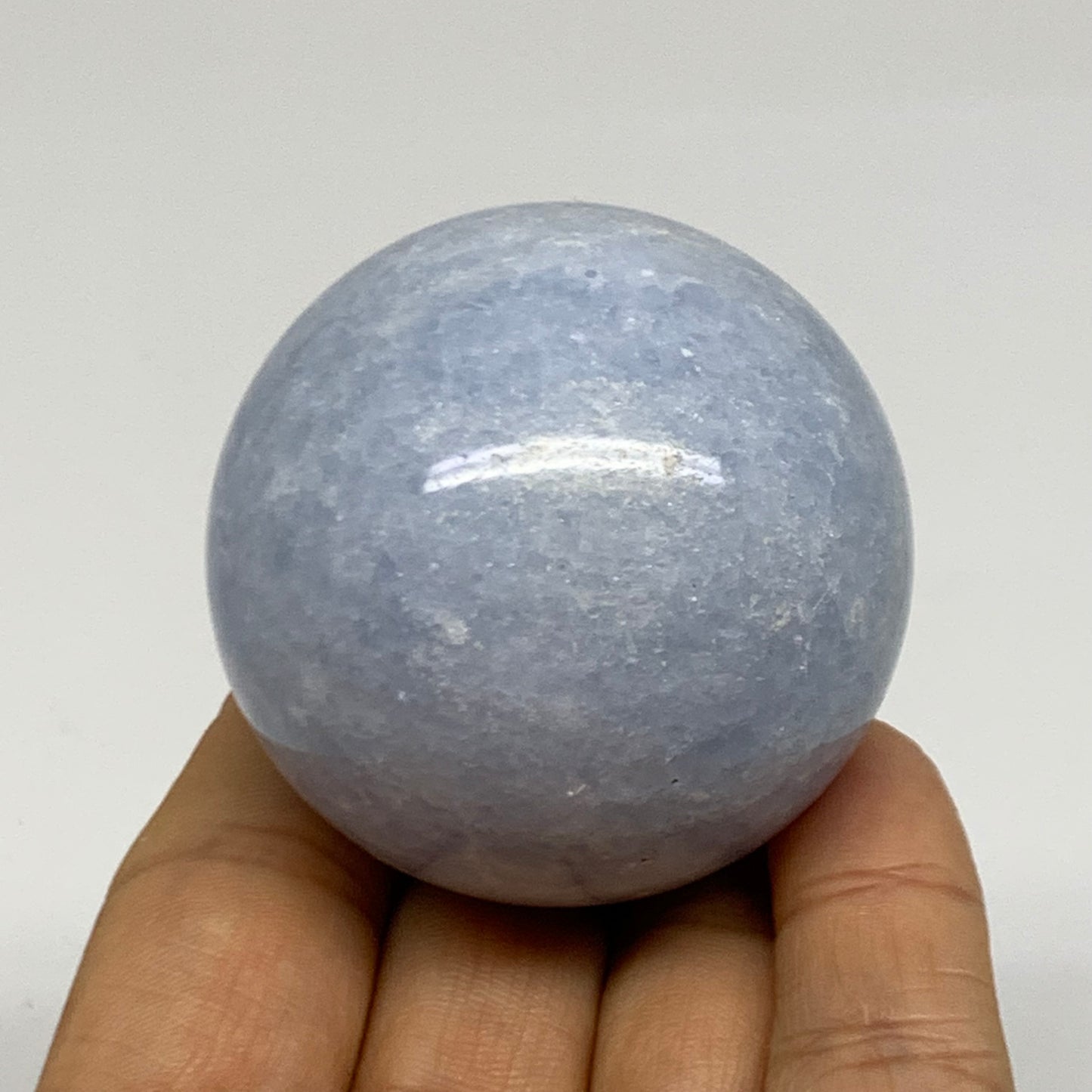 0.39 lbs, 1.9" (49mm), Blue Calcite Spheres Gemstones, B38379