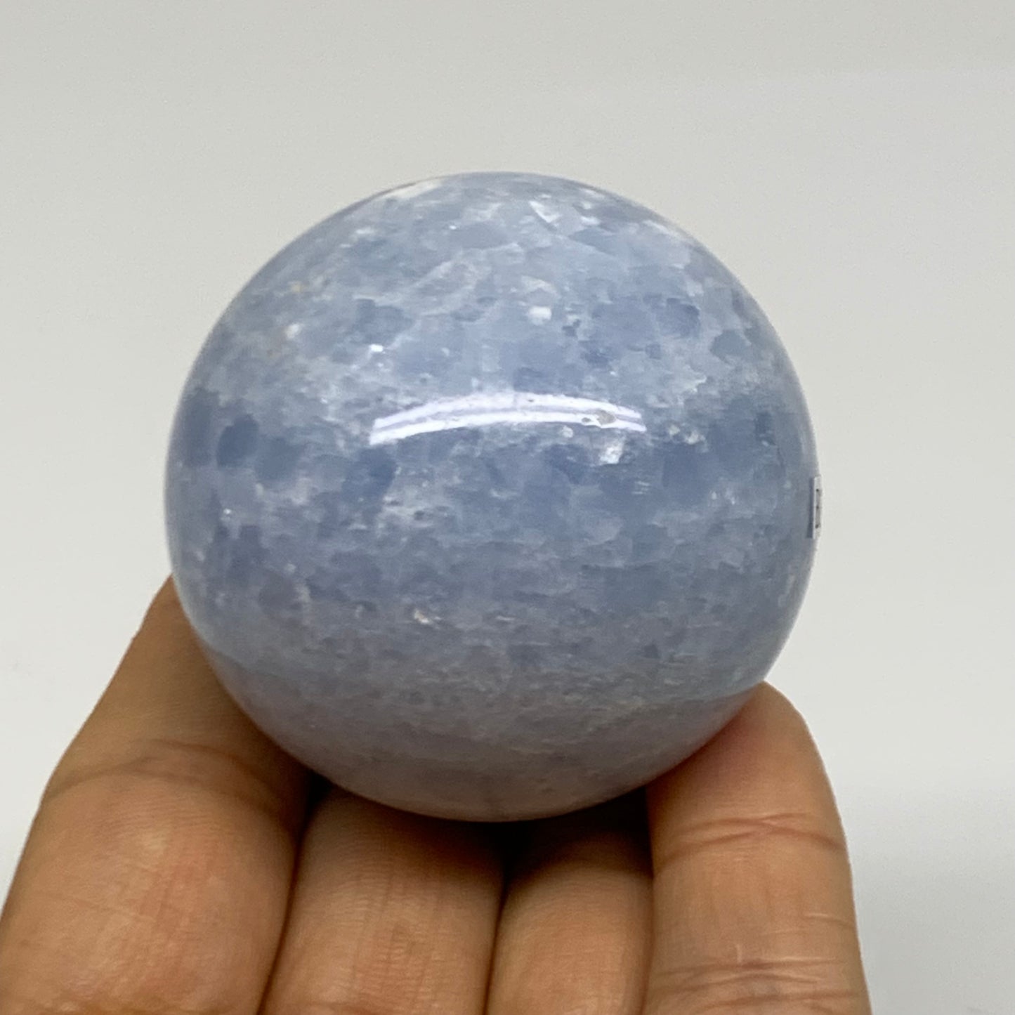 0.39 lbs, 1.9" (49mm), Blue Calcite Spheres Gemstones, B38379