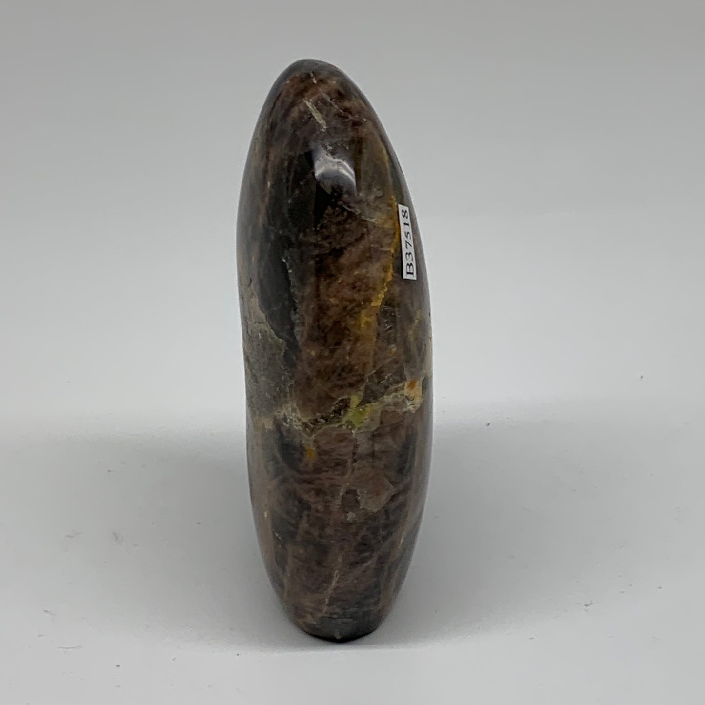 1 lbs, 4.6"x2.9"x1.5", Black Moonstone Freeform Polished Crystal, B37518