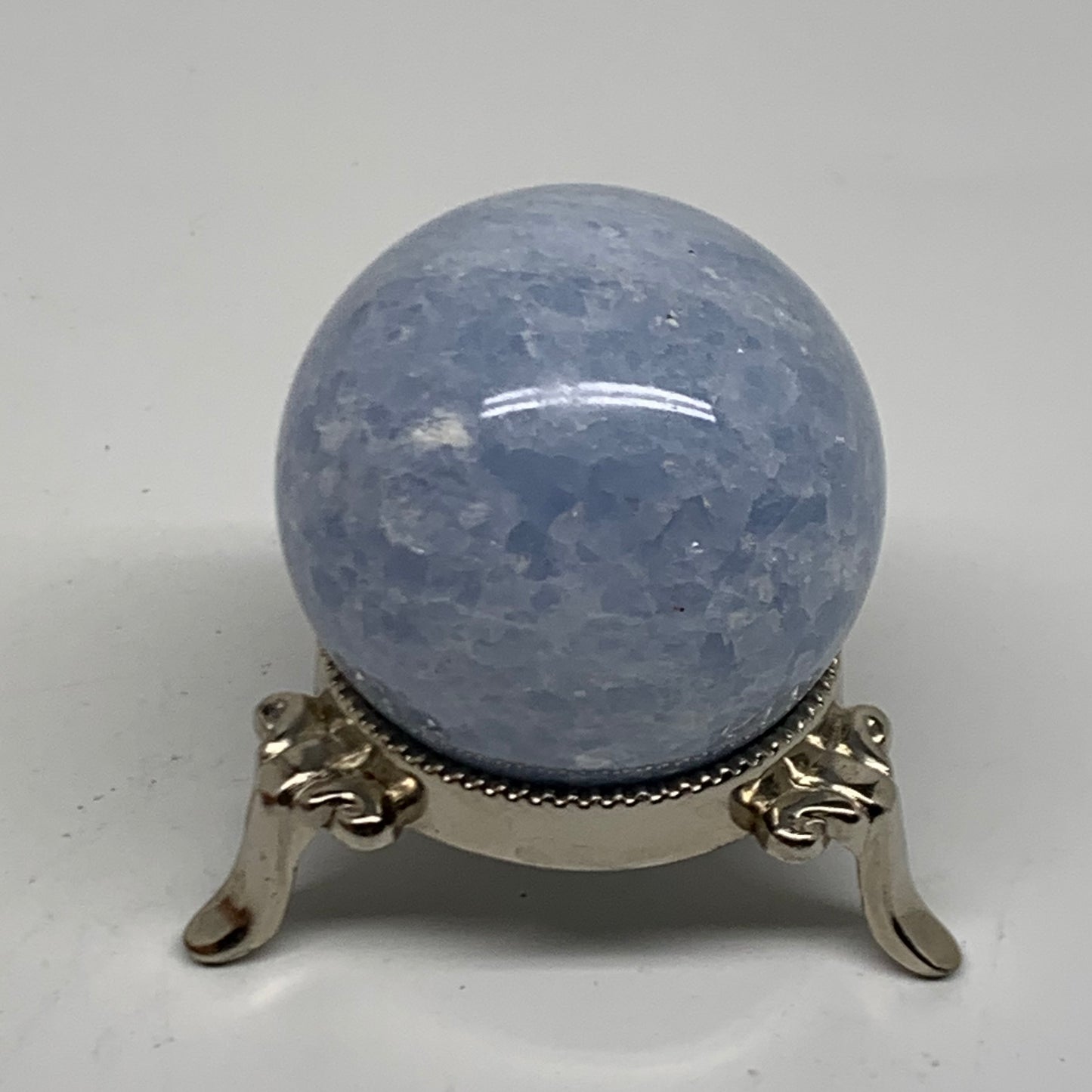 0.39 lbs, 1.9" (49mm), Blue Calcite Spheres Gemstones, B38379