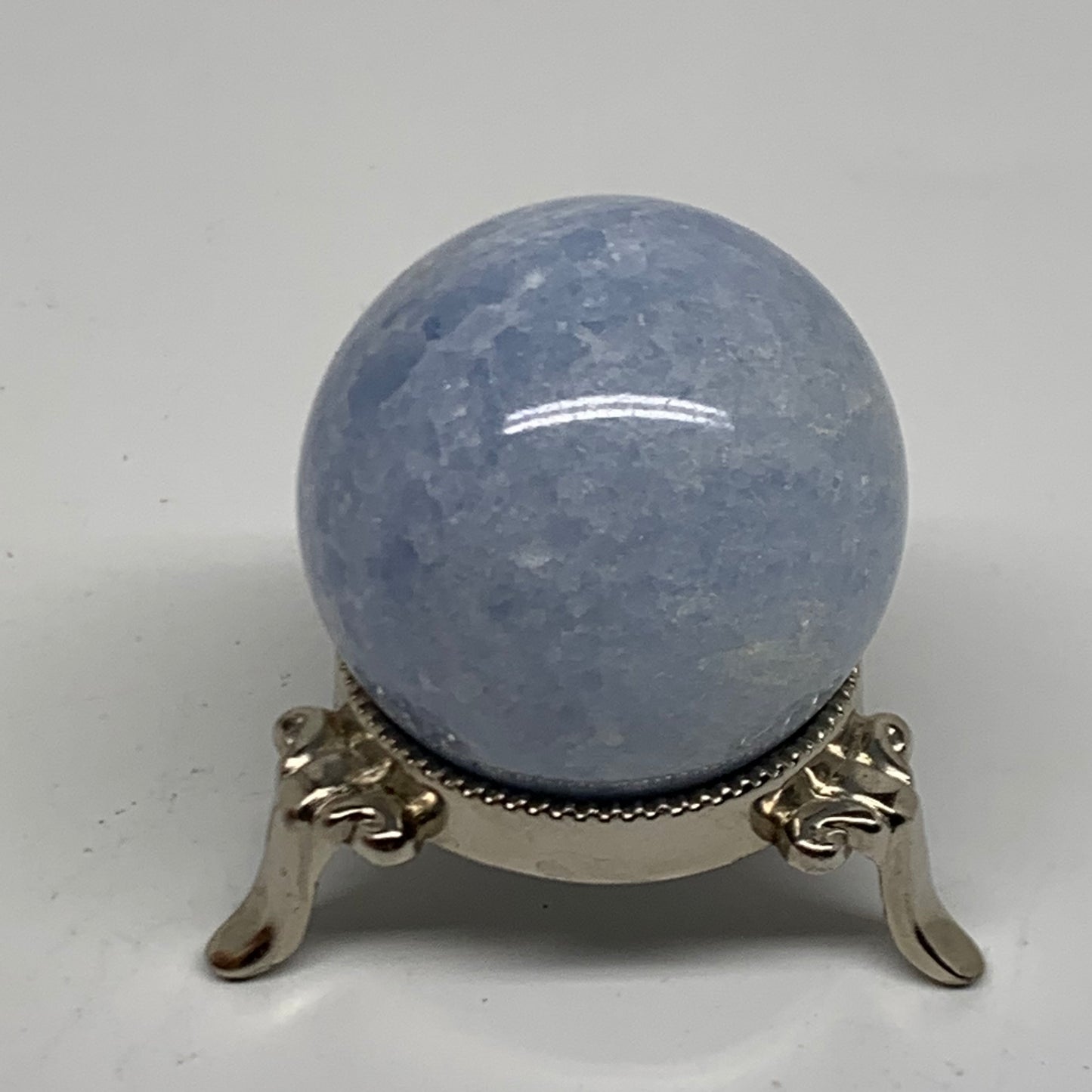 0.39 lbs, 1.9" (49mm), Blue Calcite Spheres Gemstones, B38379