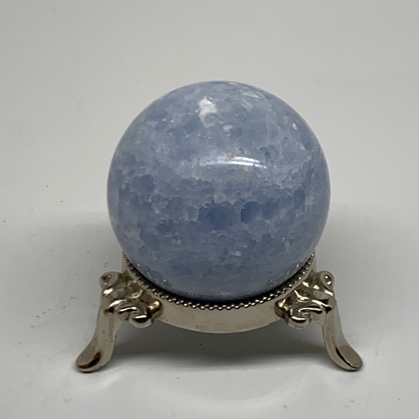 0.39 lbs, 1.9" (49mm), Blue Calcite Spheres Gemstones, B38379