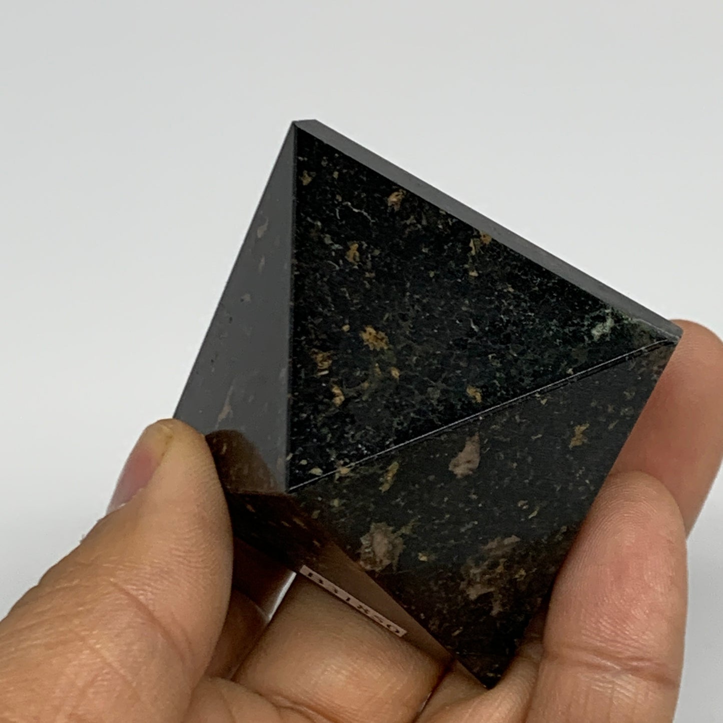 94.9g, 1.2"x1.8"x1.8", Black Tourmaline Pyramid Gemstone,Healing Crystal, B31850