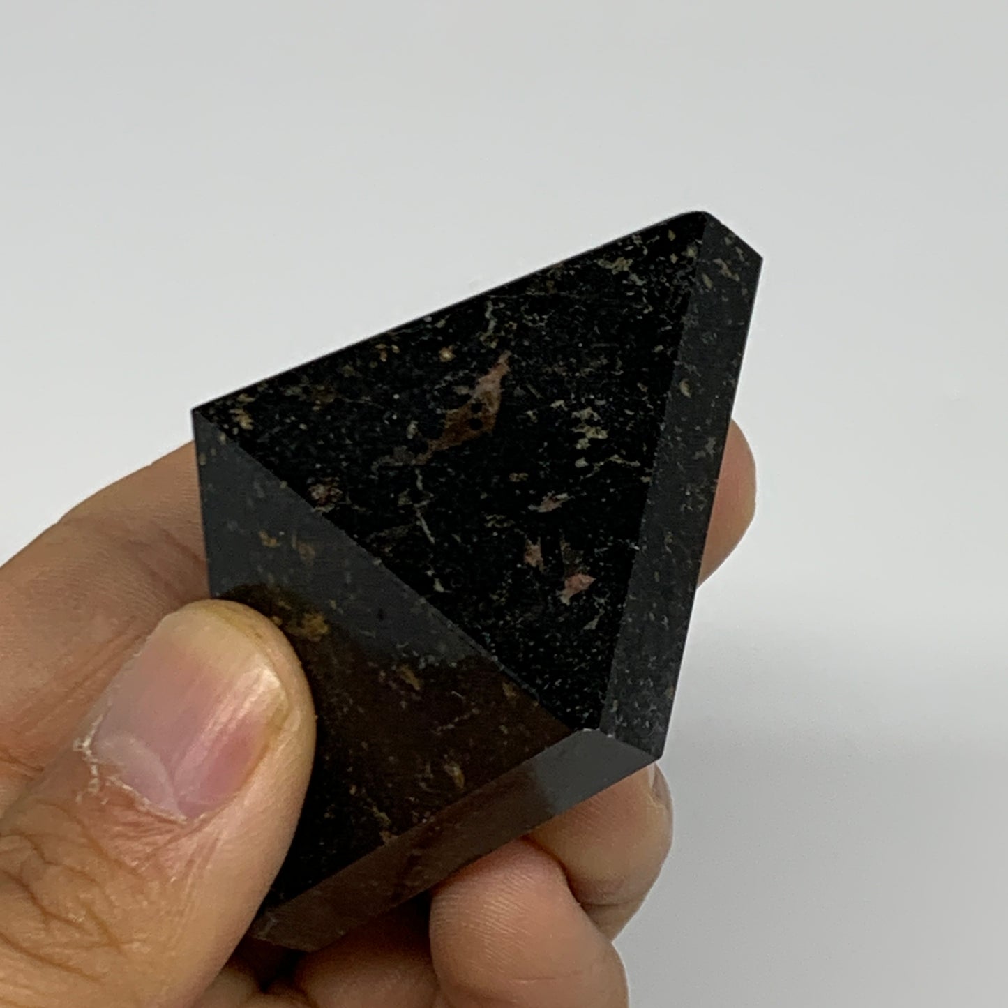 94.9g, 1.2"x1.8"x1.8", Black Tourmaline Pyramid Gemstone,Healing Crystal, B31850