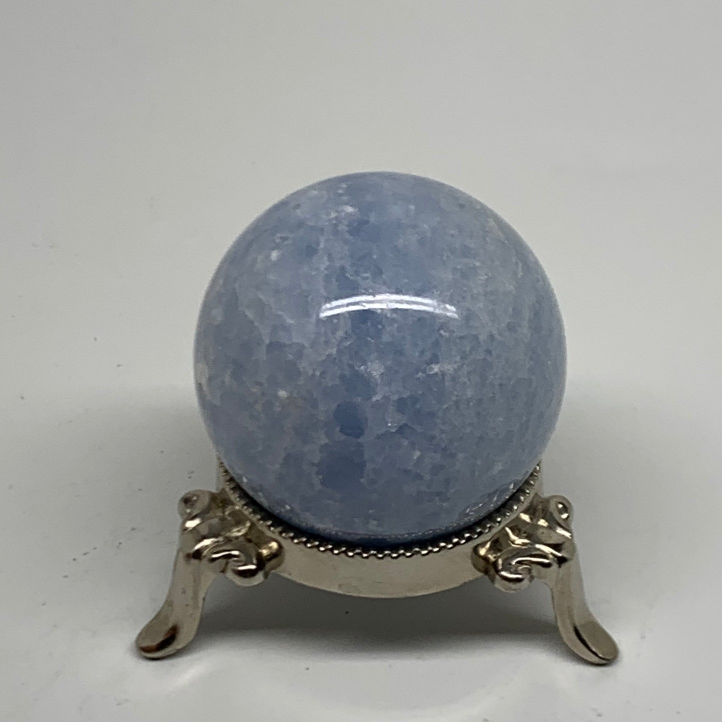 0.39 lbs, 1.9" (49mm), Blue Calcite Spheres Gemstones, B38379