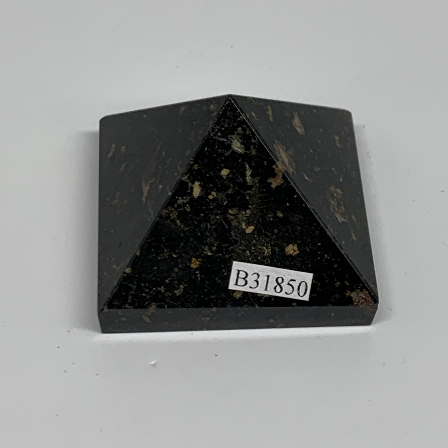 94.9g, 1.2"x1.8"x1.8", Black Tourmaline Pyramid Gemstone,Healing Crystal, B31850