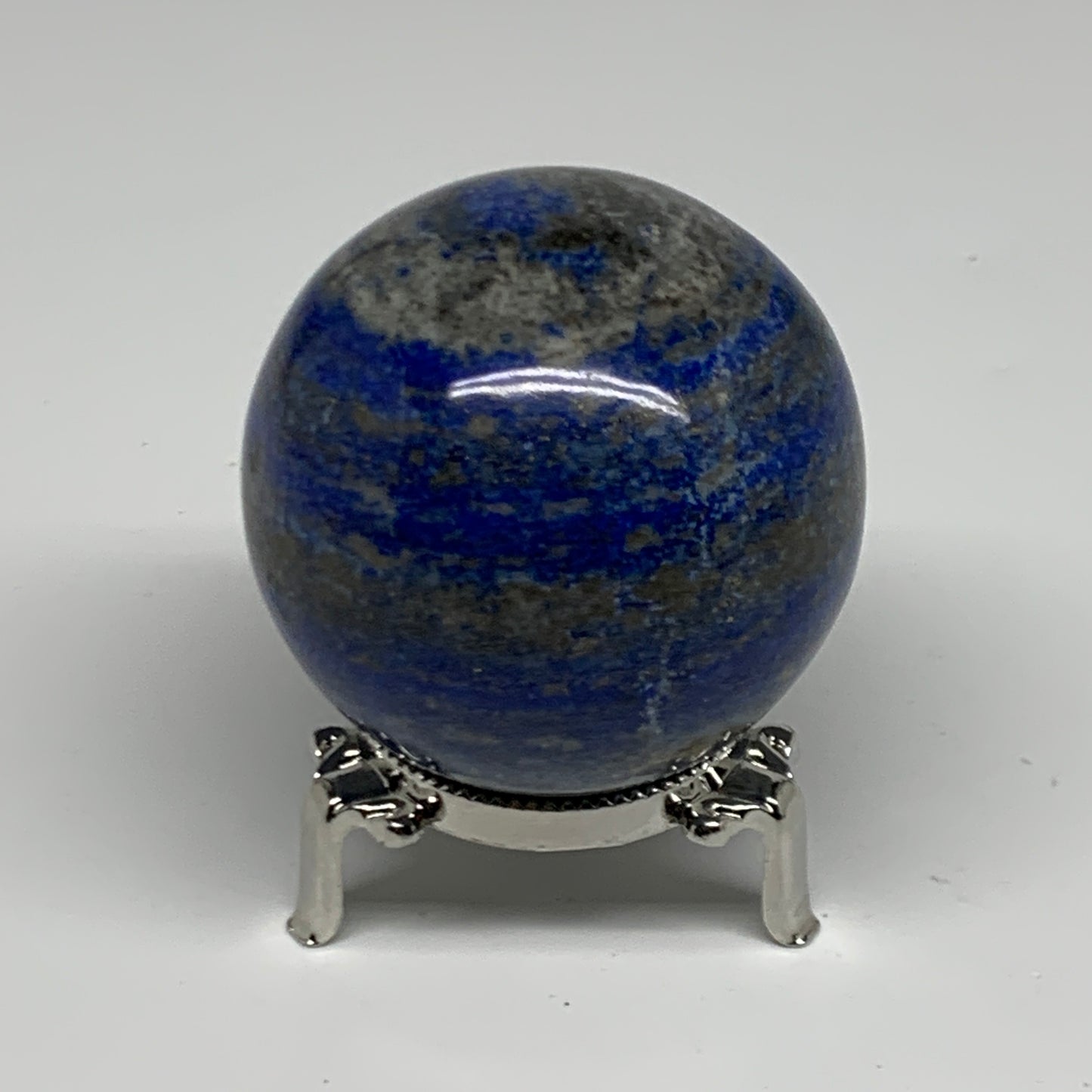 0.79 lbs, 2.4" (60mm), Lapis Lazuli Sphere Ball Gemstone @Afghanistan, B33157
