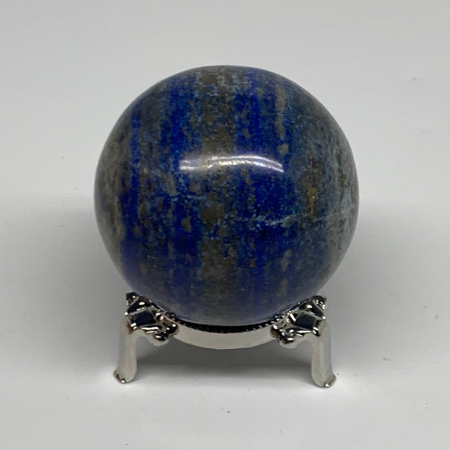 0.79 lbs, 2.4" (60mm), Lapis Lazuli Sphere Ball Gemstone @Afghanistan, B33157