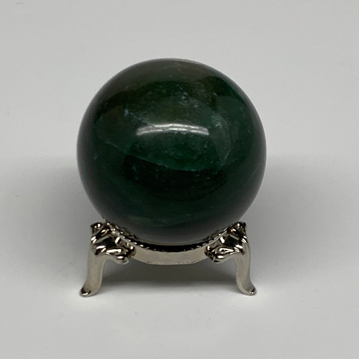 114.8g, 1.7"(43mm) Green Zade Stone Sphere Gemstone,Healing Crystal, B27153