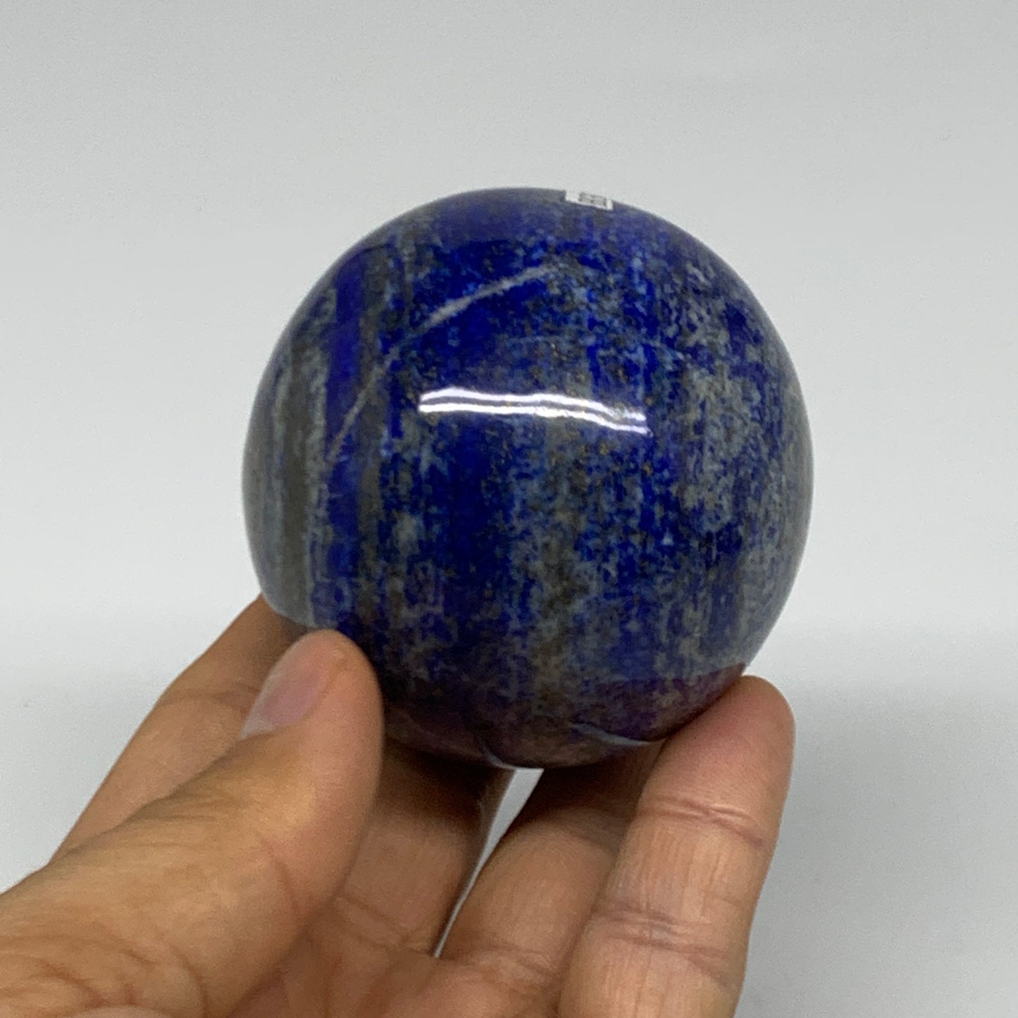 0.79 lbs, 2.4" (60mm), Lapis Lazuli Sphere Ball Gemstone @Afghanistan, B33158