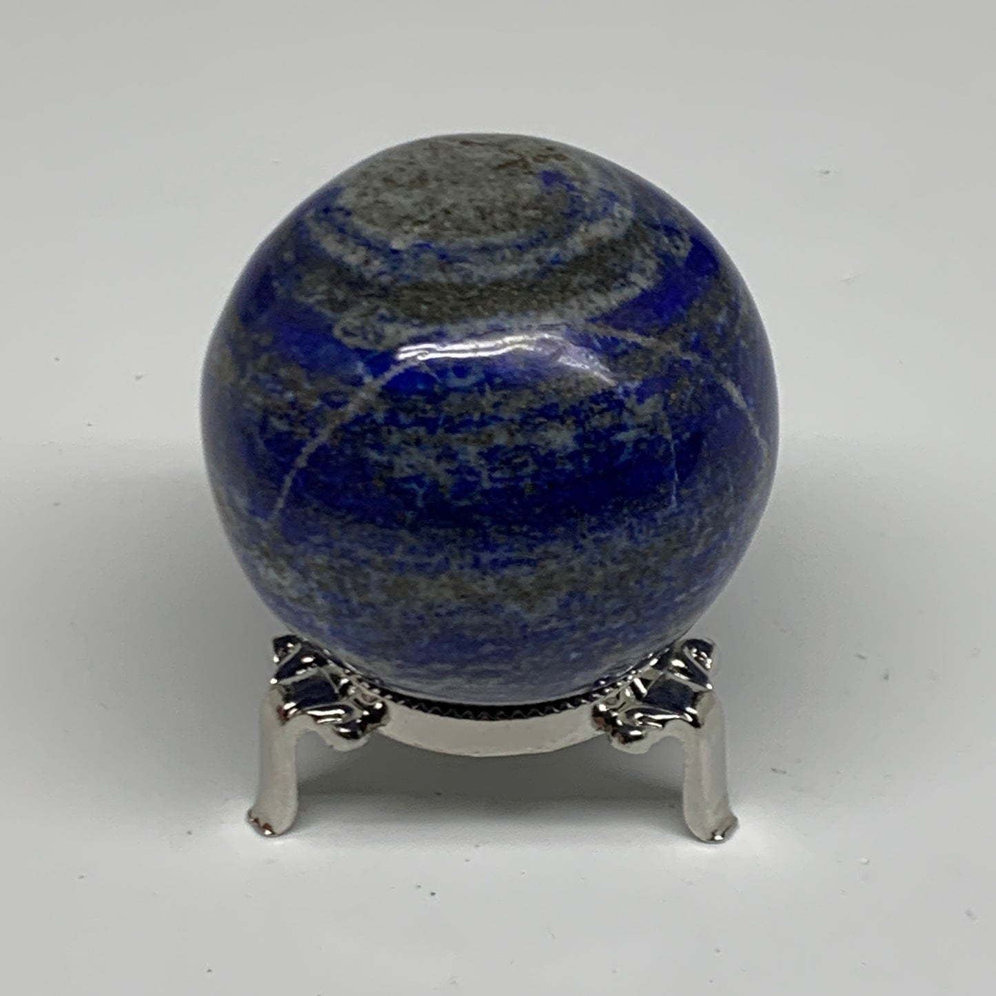 0.79 lbs, 2.4" (60mm), Lapis Lazuli Sphere Ball Gemstone @Afghanistan, B33158