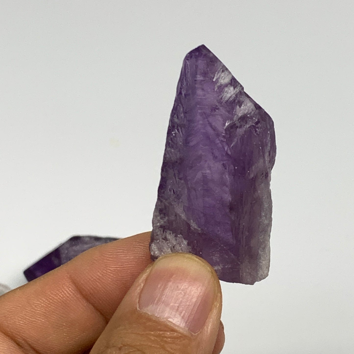 118.4g, 1.7" - 2", 8pcs, Amethyst Point Polished Rough lower part @Brazil, B2884