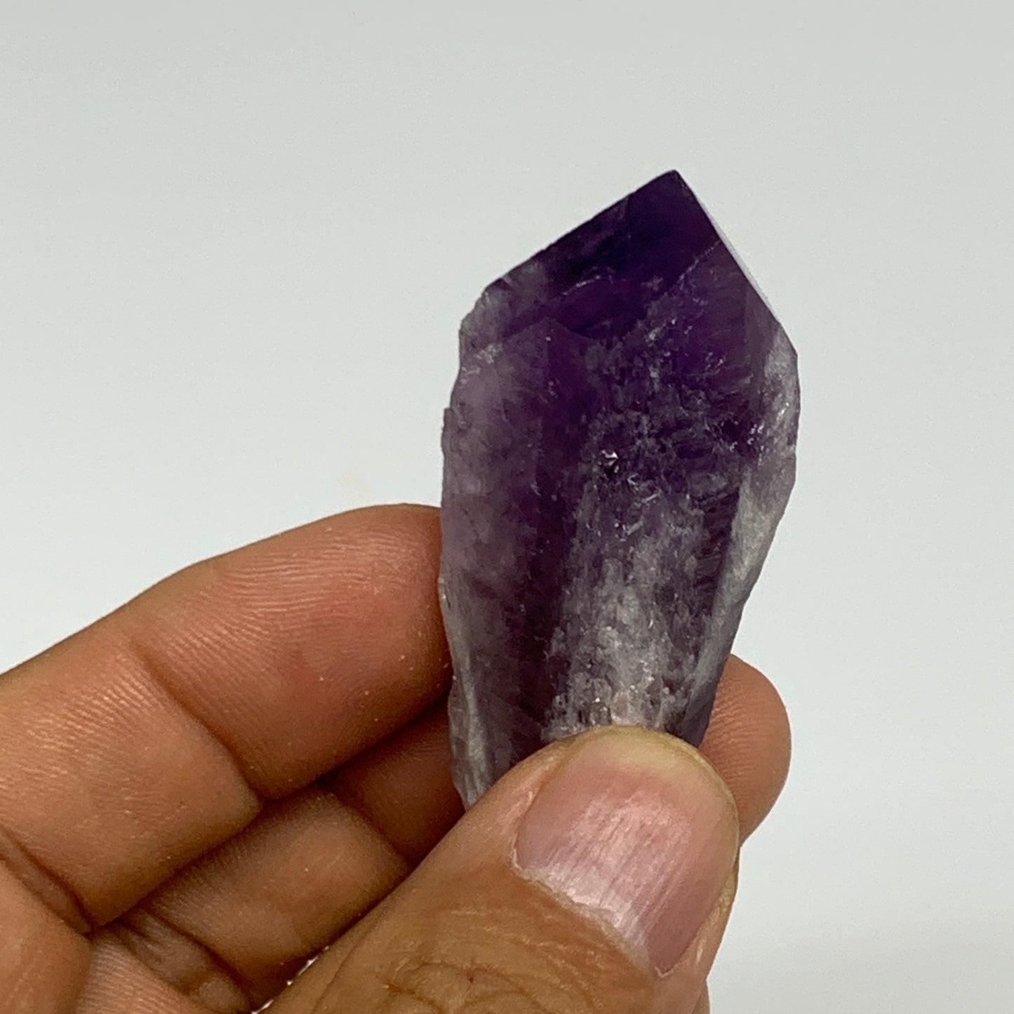 118.4g, 1.7" - 2", 8pcs, Amethyst Point Polished Rough lower part @Brazil, B2884