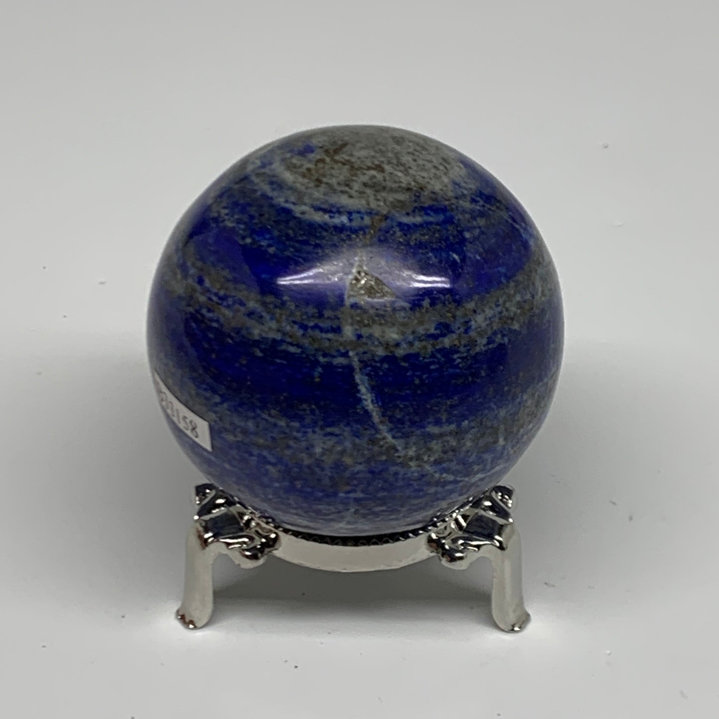 0.79 lbs, 2.4" (60mm), Lapis Lazuli Sphere Ball Gemstone @Afghanistan, B33158