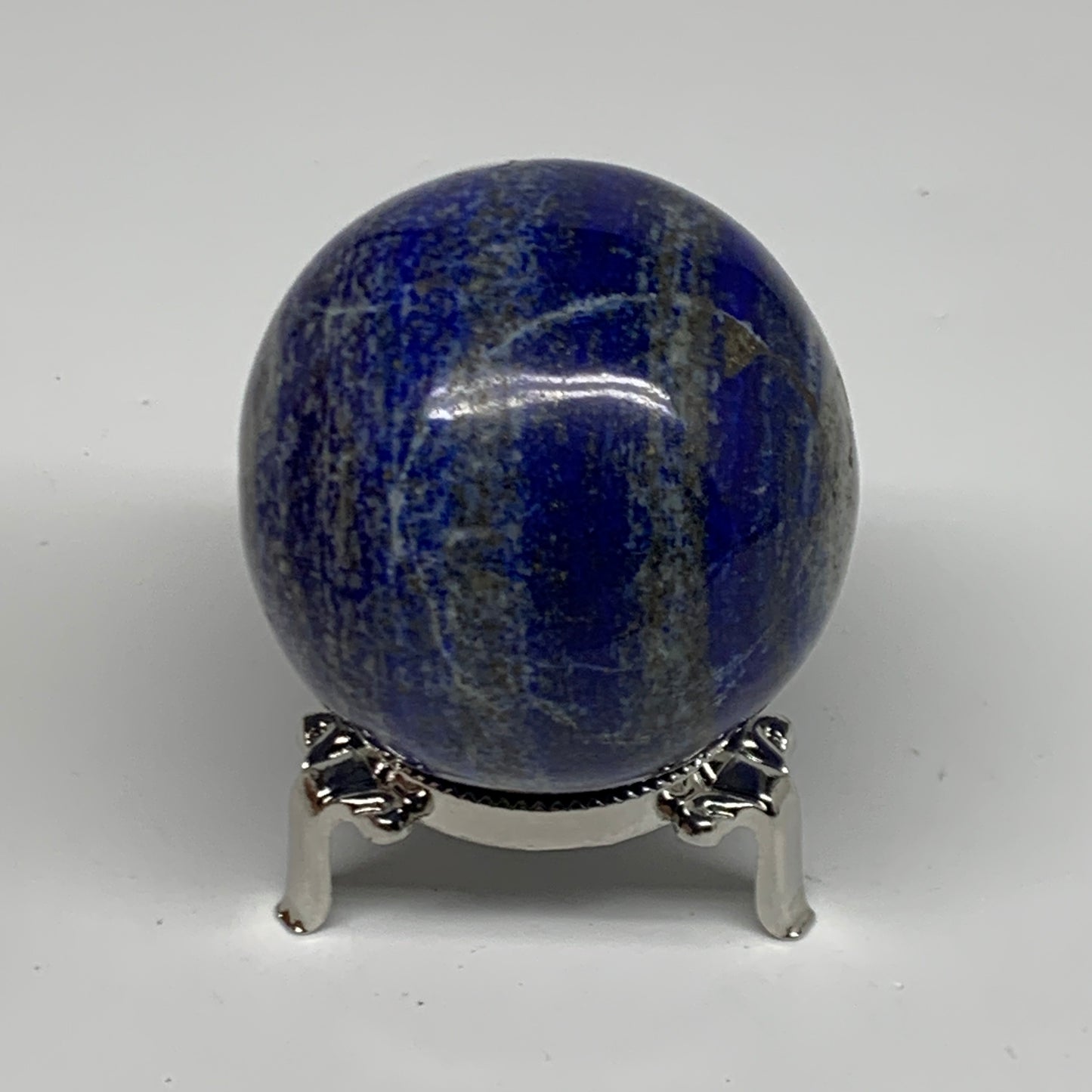 0.79 lbs, 2.4" (60mm), Lapis Lazuli Sphere Ball Gemstone @Afghanistan, B33158