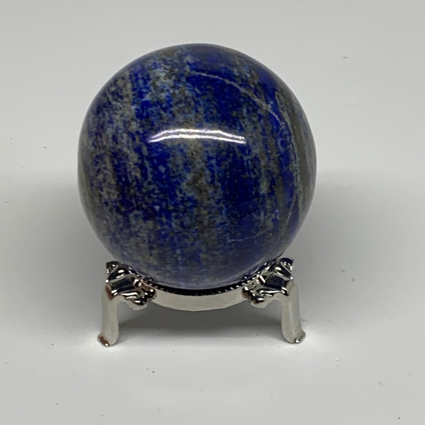 0.79 lbs, 2.4" (60mm), Lapis Lazuli Sphere Ball Gemstone @Afghanistan, B33158