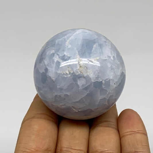 0.38lbs, 1.9" (50mm), Blue Calcite Spheres Gemstones, B38383