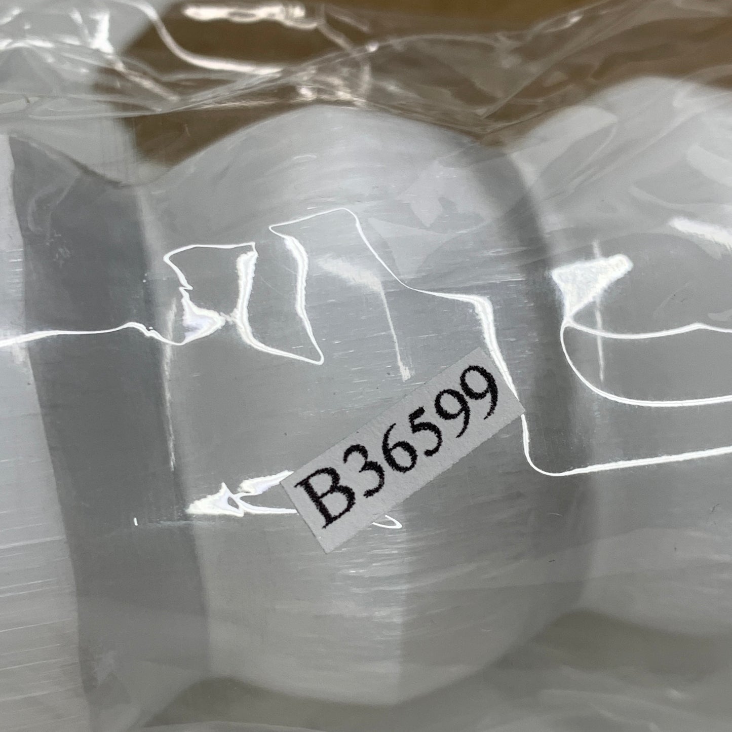 0.77 lbs.,7.5"x1.7", Large White Selenite Spiral Wand Crystal Point, B36599