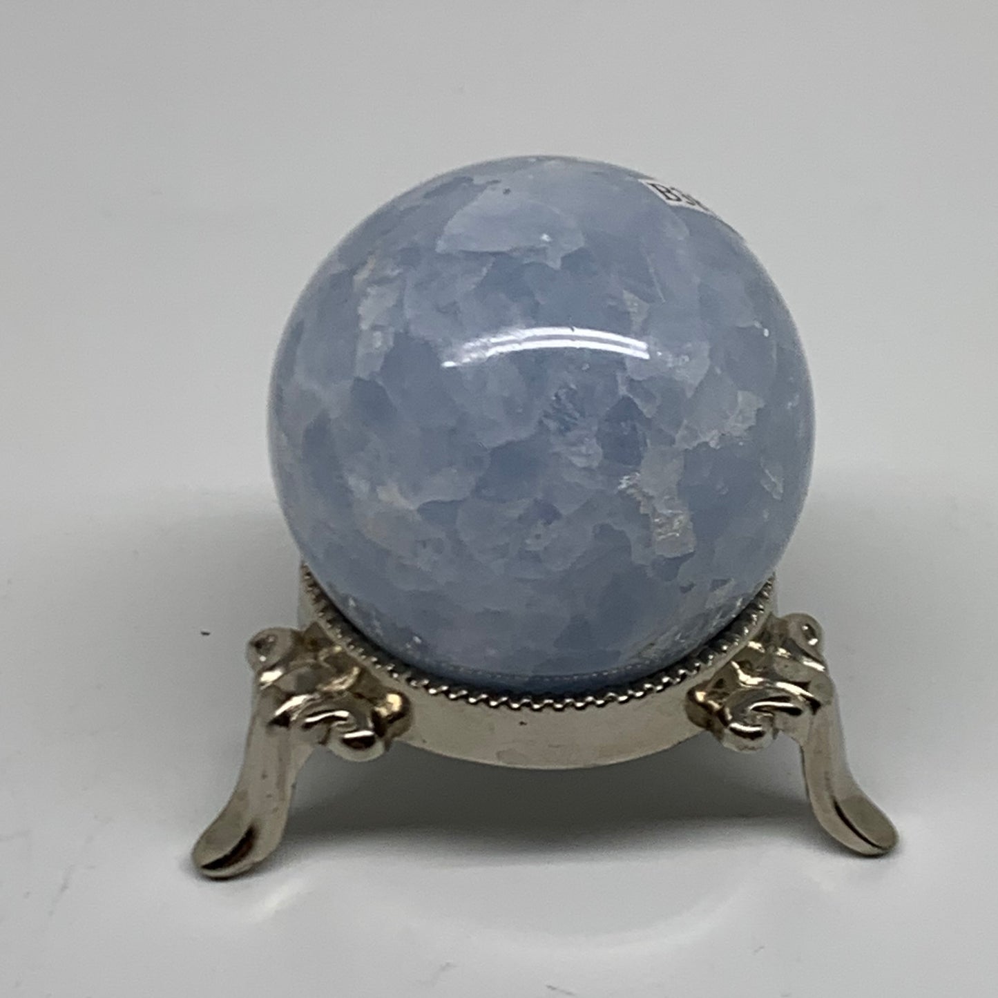 0.38lbs, 1.9" (50mm), Blue Calcite Spheres Gemstones, B38383