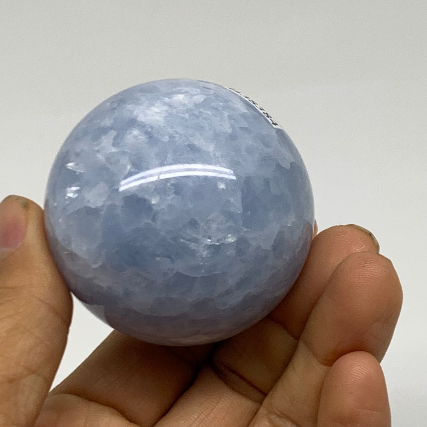 0.44 lbs, 2" (51mm), Blue Calcite Spheres Gemstones, B38384