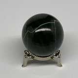 107.1g, 1.6"(41mm) Green Zade Stone Sphere Gemstone,Healing Crystal, B27160