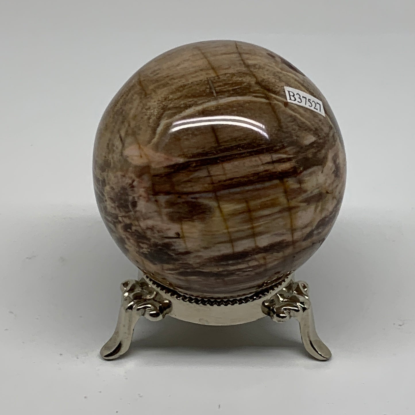 1.02 lbs, 2.7"(69mm), Black Moonstone Sphere Ball Gemstone Polished, B37527