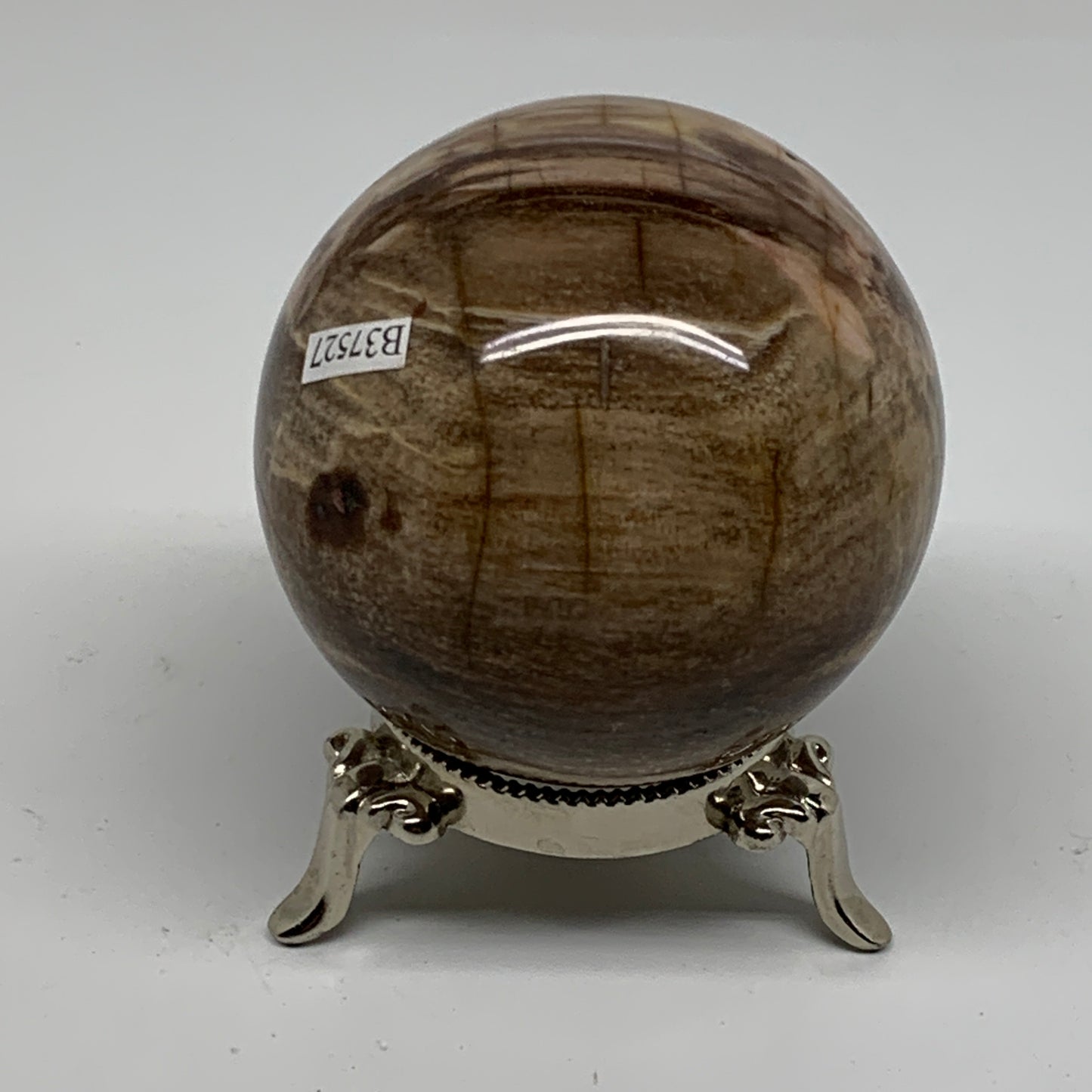 1.02 lbs, 2.7"(69mm), Black Moonstone Sphere Ball Gemstone Polished, B37527