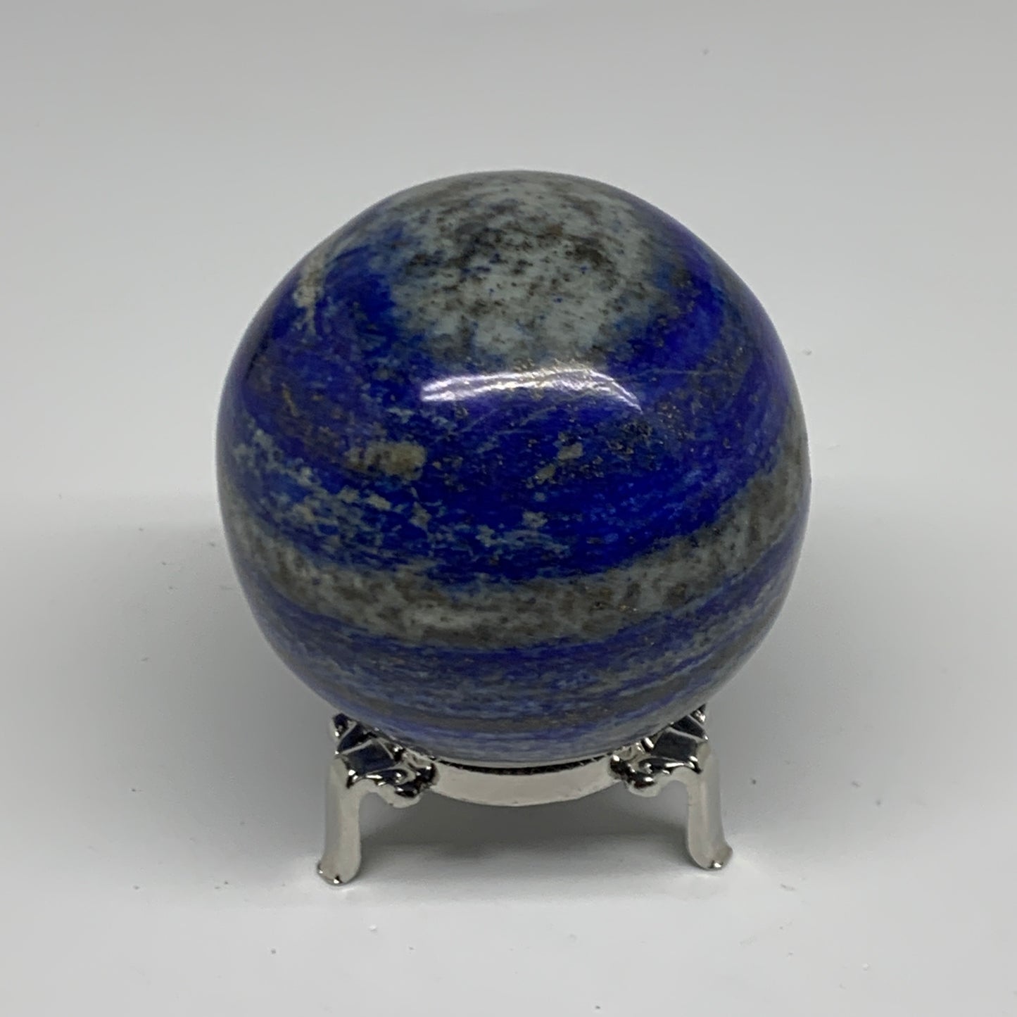 1.43 lbs, 2.9" (73mm), Lapis Lazuli Sphere Ball Gemstone @Afghanistan, B33163