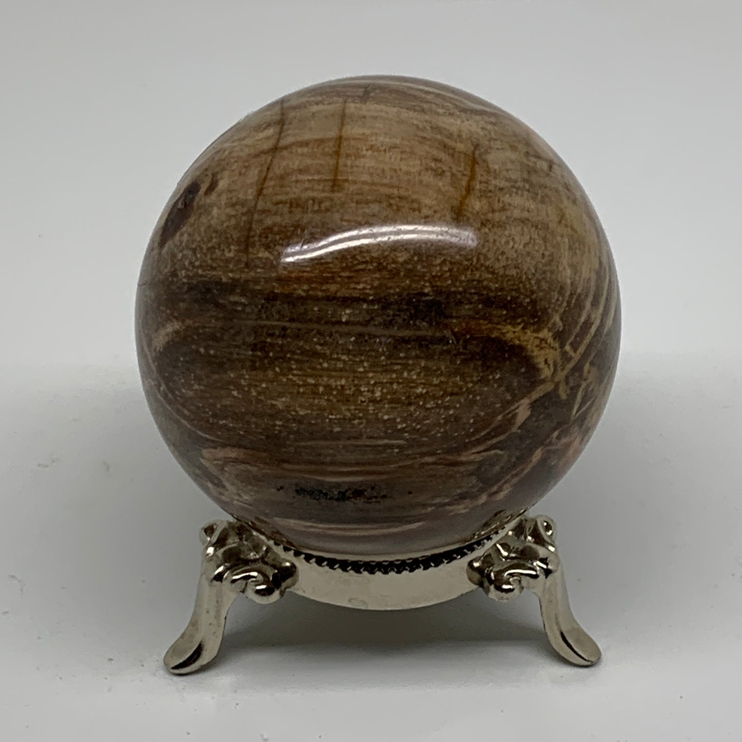 1.02 lbs, 2.7"(69mm), Black Moonstone Sphere Ball Gemstone Polished, B37527