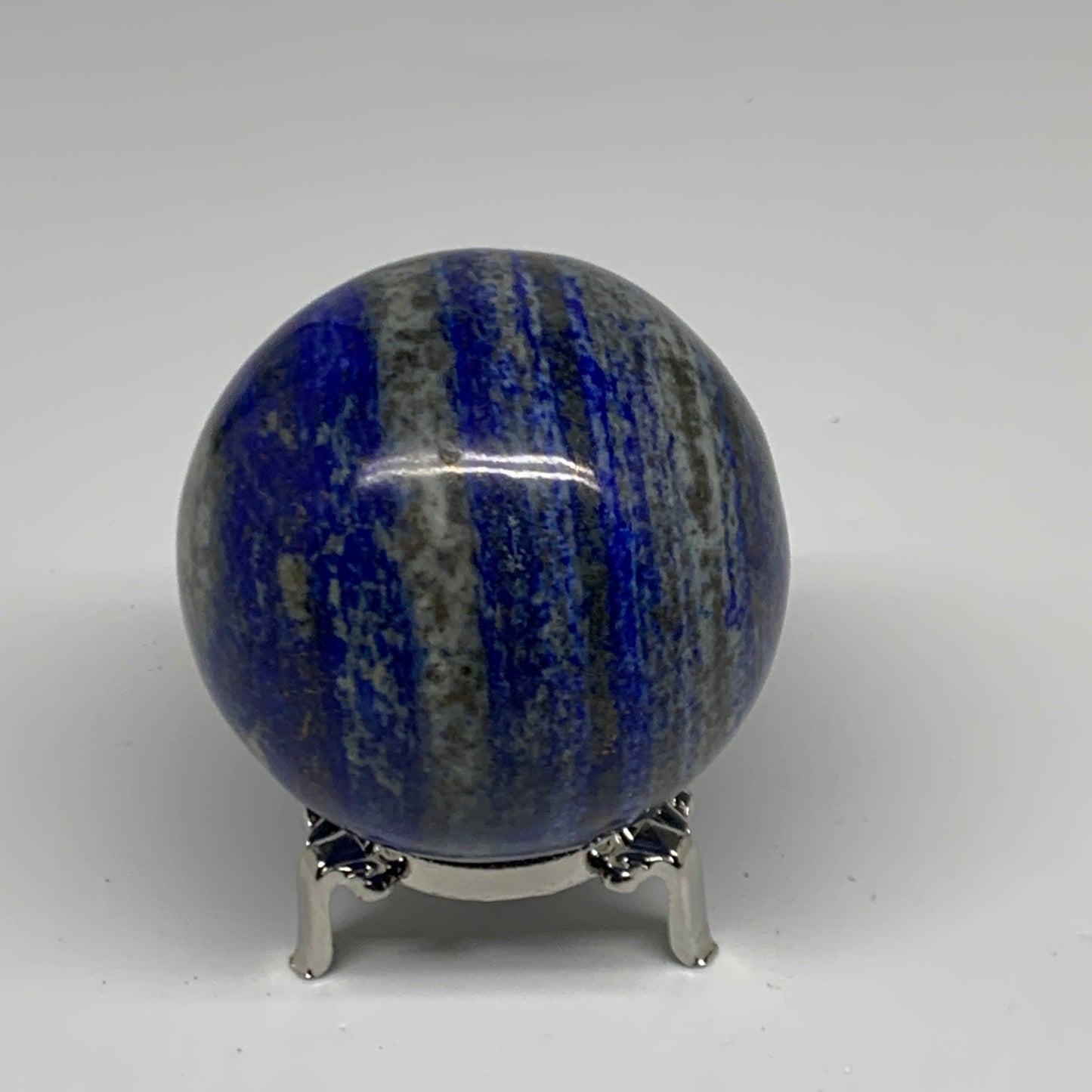 1.43 lbs, 2.9" (73mm), Lapis Lazuli Sphere Ball Gemstone @Afghanistan, B33163