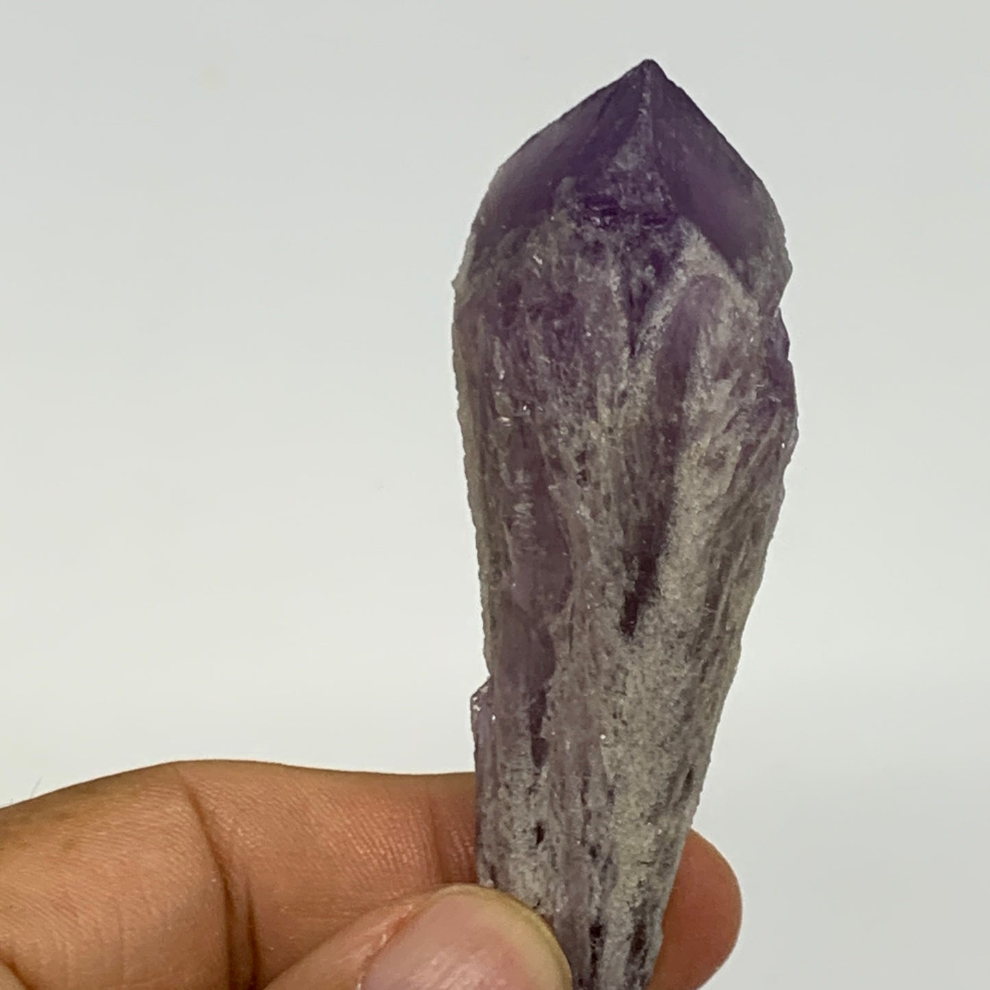 129.8g, 2.6" - 2.9", 4pcs, Amethyst Point Polished Rough lower part @Brazil, B28