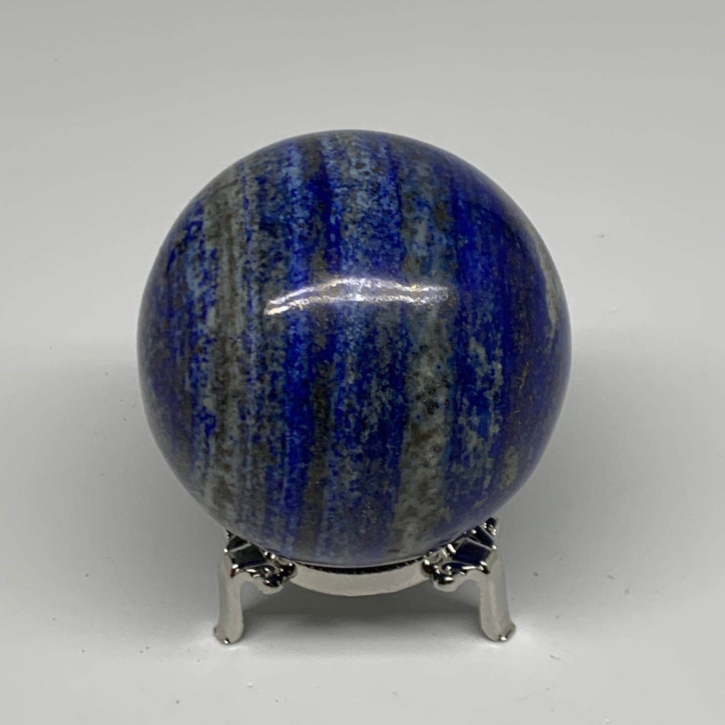 1.43 lbs, 2.9" (73mm), Lapis Lazuli Sphere Ball Gemstone @Afghanistan, B33163