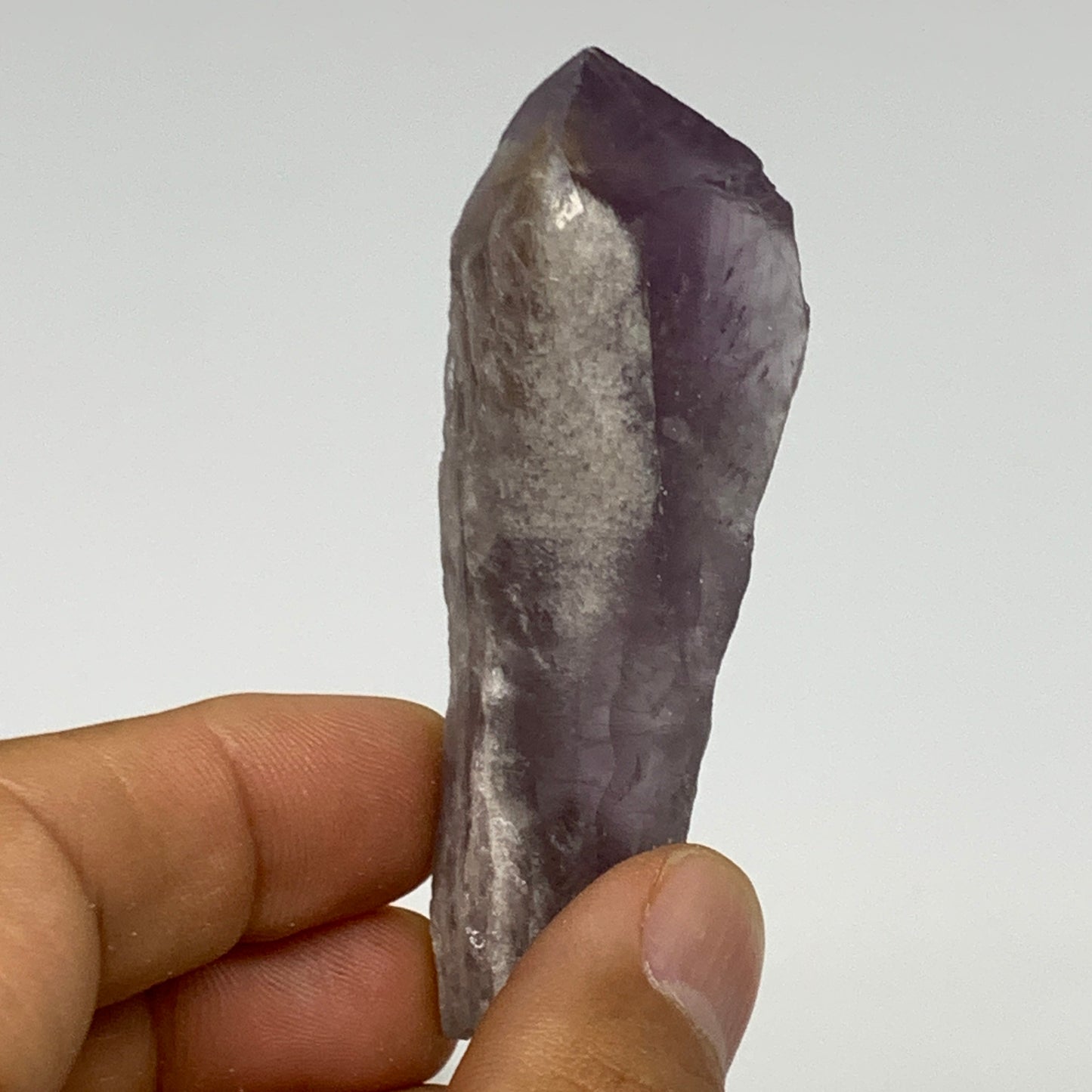 129.8g, 2.6" - 2.9", 4pcs, Amethyst Point Polished Rough lower part @Brazil, B28