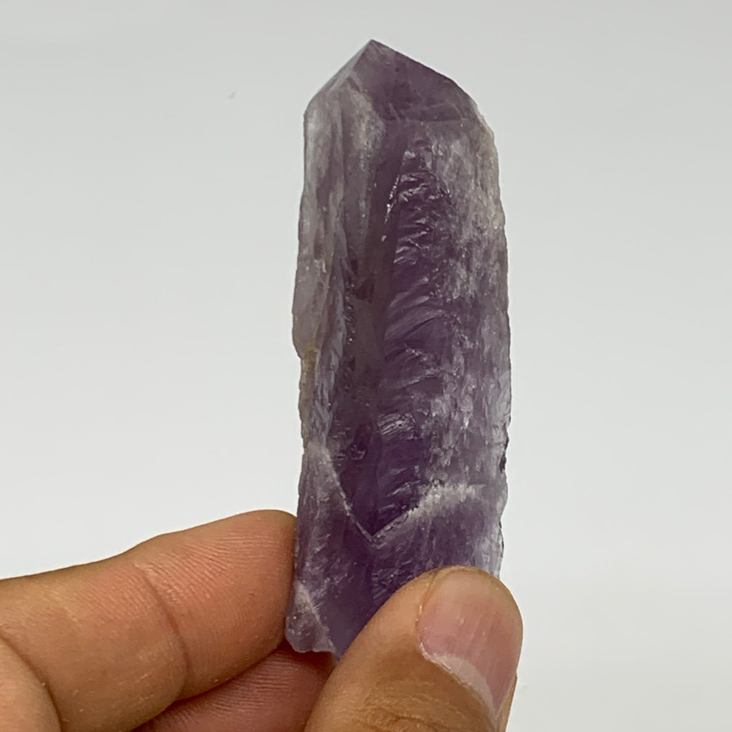 129.8g, 2.6" - 2.9", 4pcs, Amethyst Point Polished Rough lower part @Brazil, B28