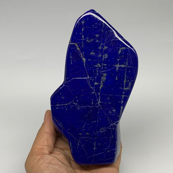 1.55 lbs, 6"x2.9"x1.1", Natural Freeform Lapis Lazuli from Afghanistan, B31860
