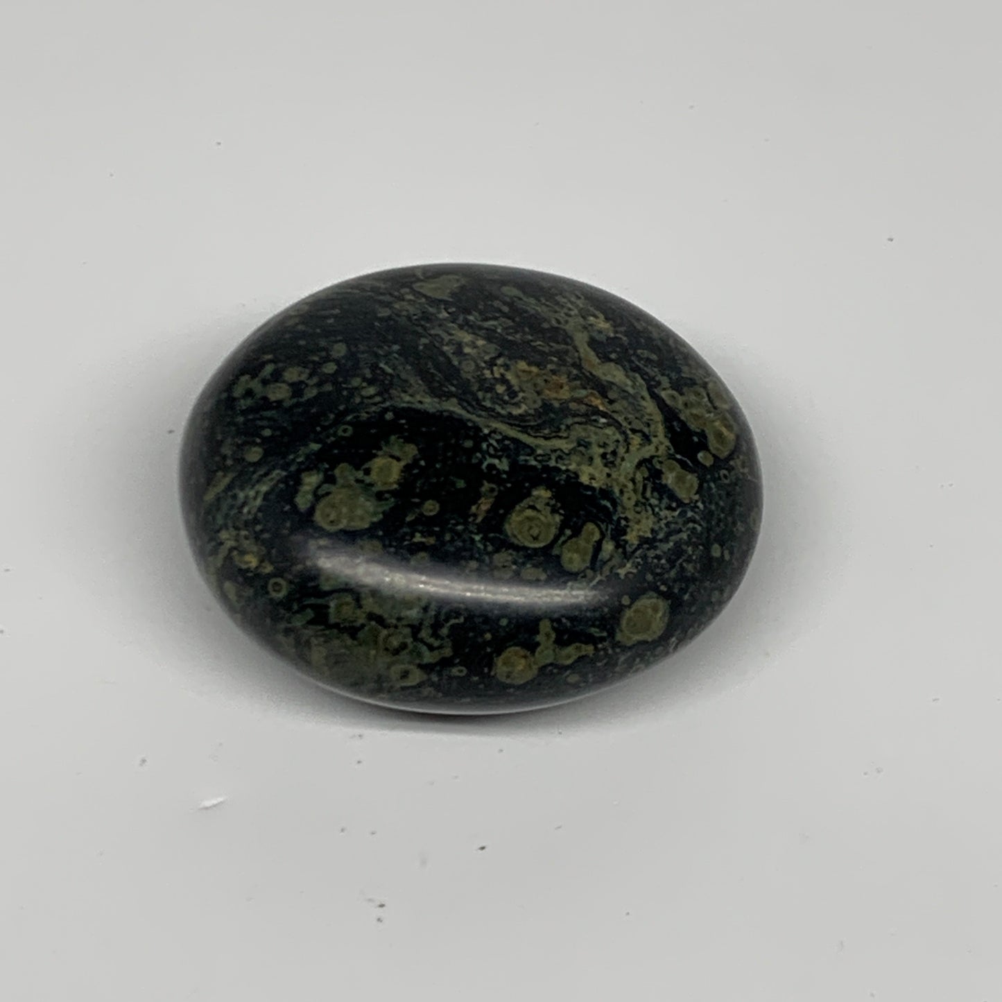 120.6g, 2.2"x2.1"x1.1", Crocodile Kambaba Jasper Palm-Stone @Madagascar, B28059