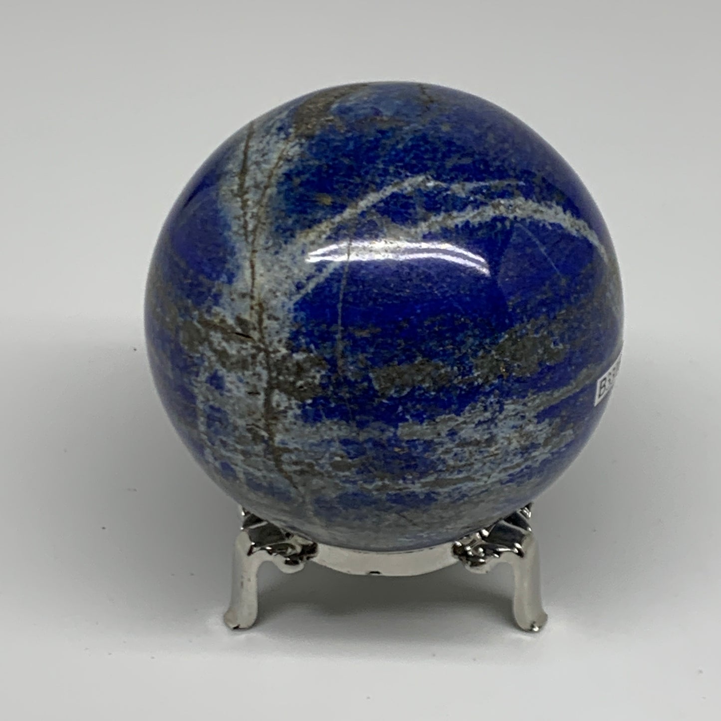 1.43 lbs, 2.9" (75mm), Lapis Lazuli Sphere Ball Gemstone @Afghanistan, B33166
