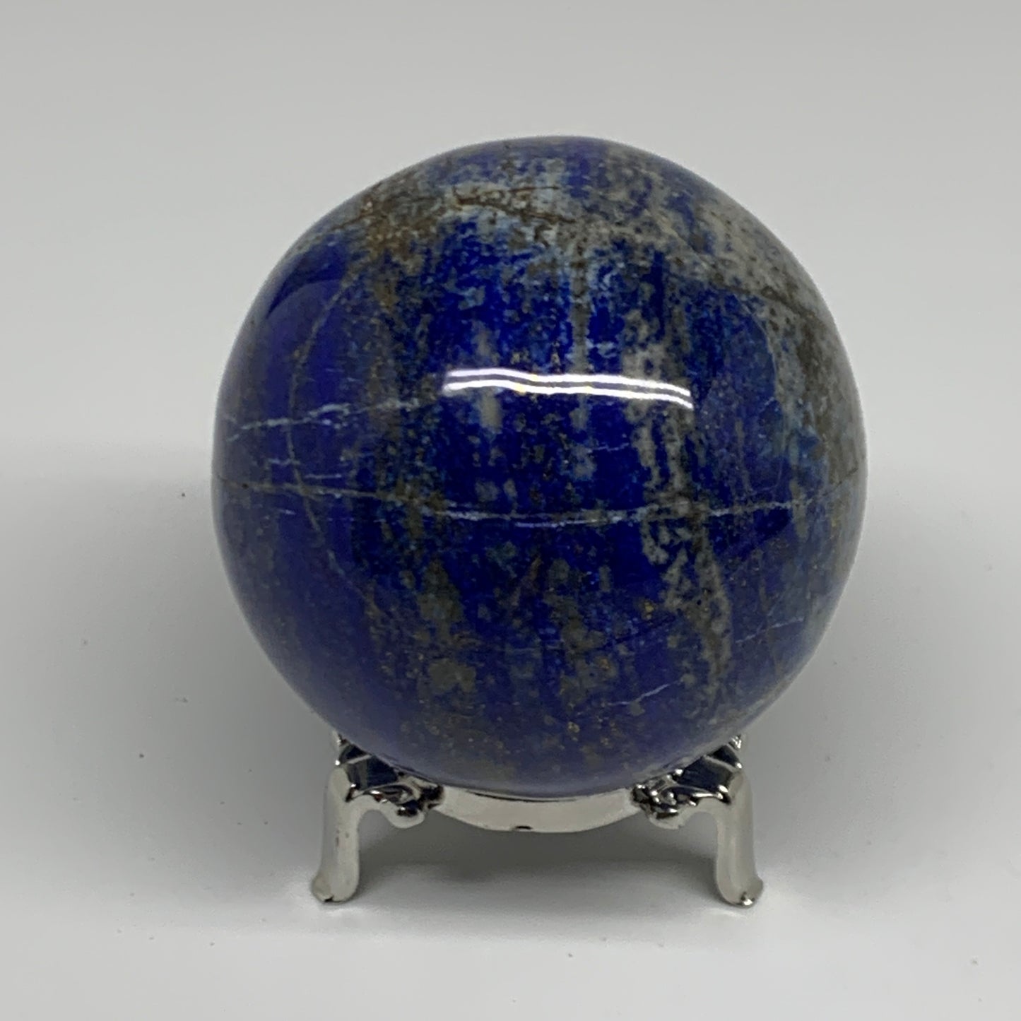 1.43 lbs, 2.9" (75mm), Lapis Lazuli Sphere Ball Gemstone @Afghanistan, B33166