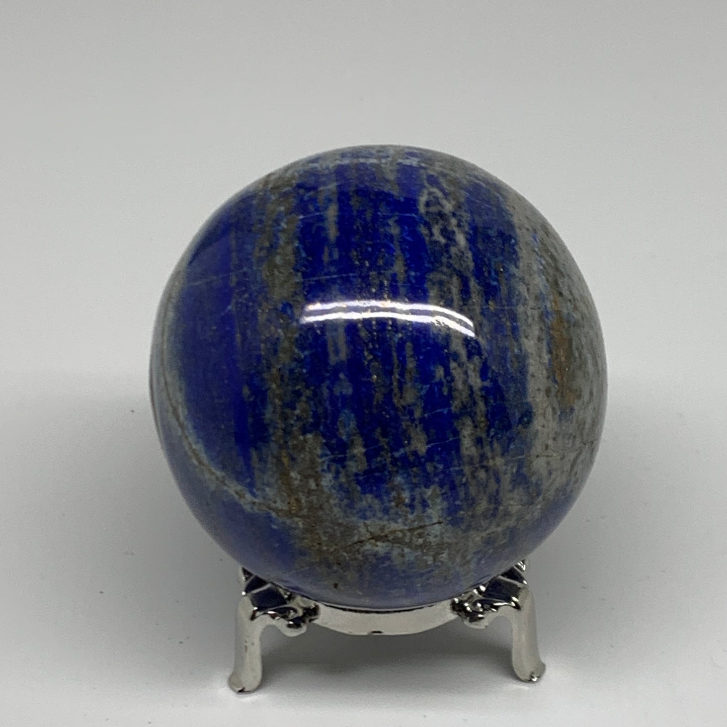 1.43 lbs, 2.9" (75mm), Lapis Lazuli Sphere Ball Gemstone @Afghanistan, B33166