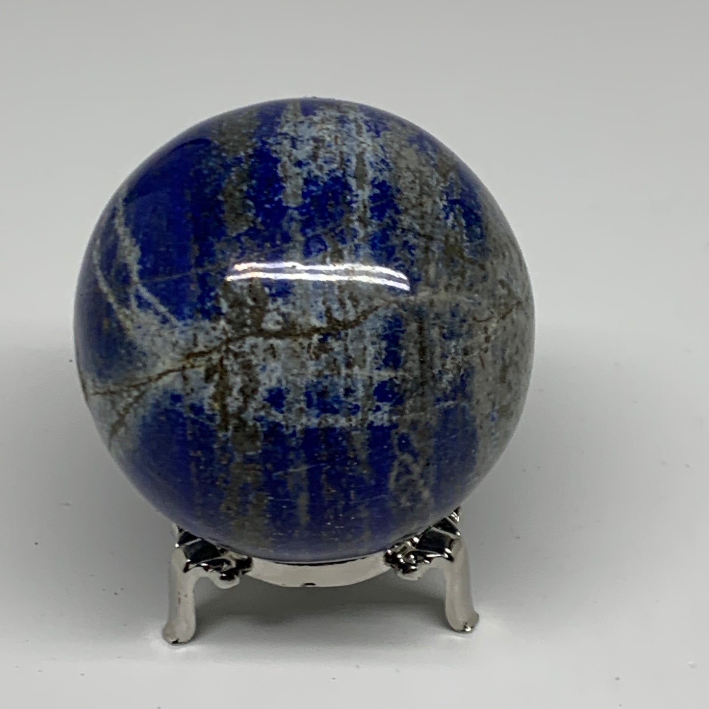 1.43 lbs, 2.9" (75mm), Lapis Lazuli Sphere Ball Gemstone @Afghanistan, B33166