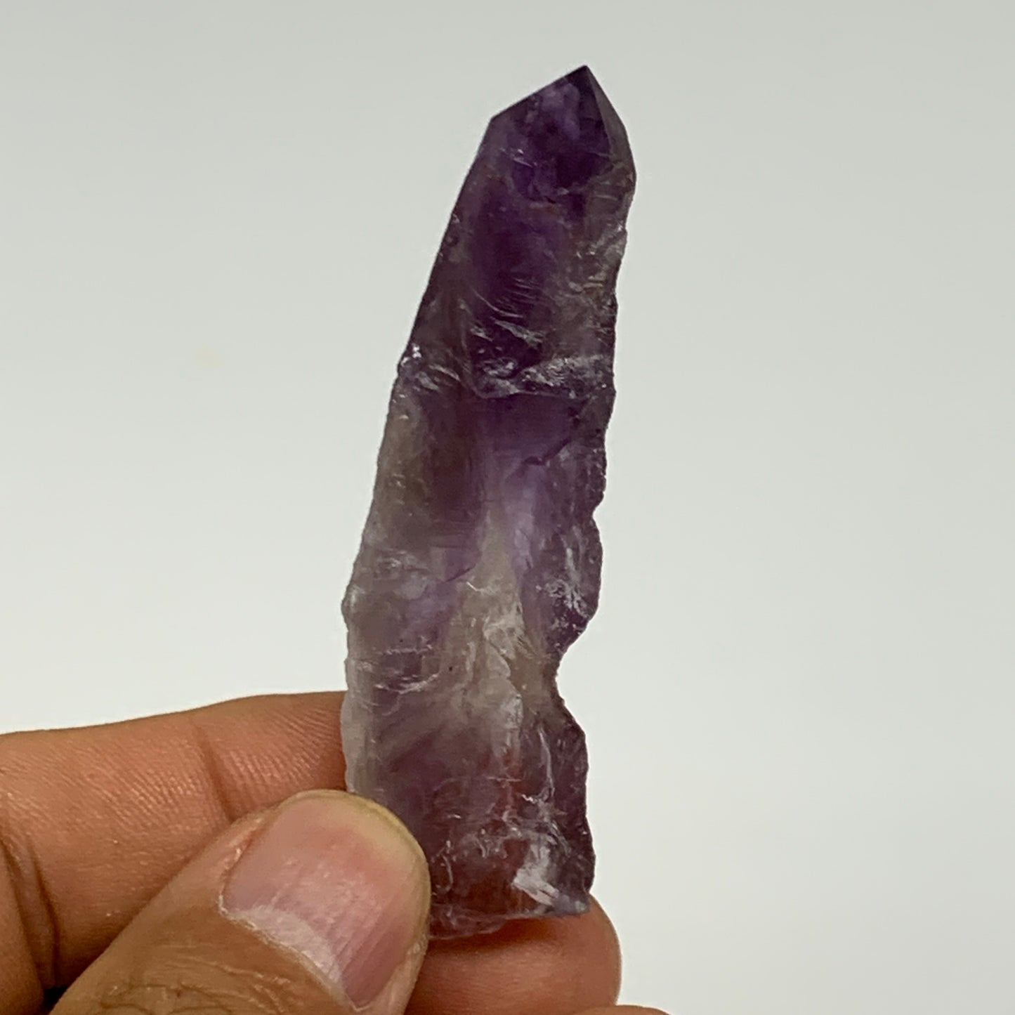 114.8g, 2.4" - 3", 4pcs, Amethyst Point Polished Rough lower part @Brazil, B2885